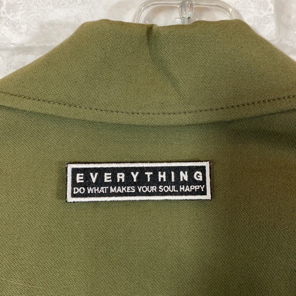 Bonnie Alex army green long jacket size 66 - Picture 9 of 14